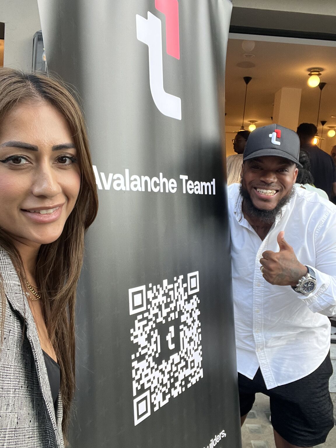 Team1 Avalanche community members at the event