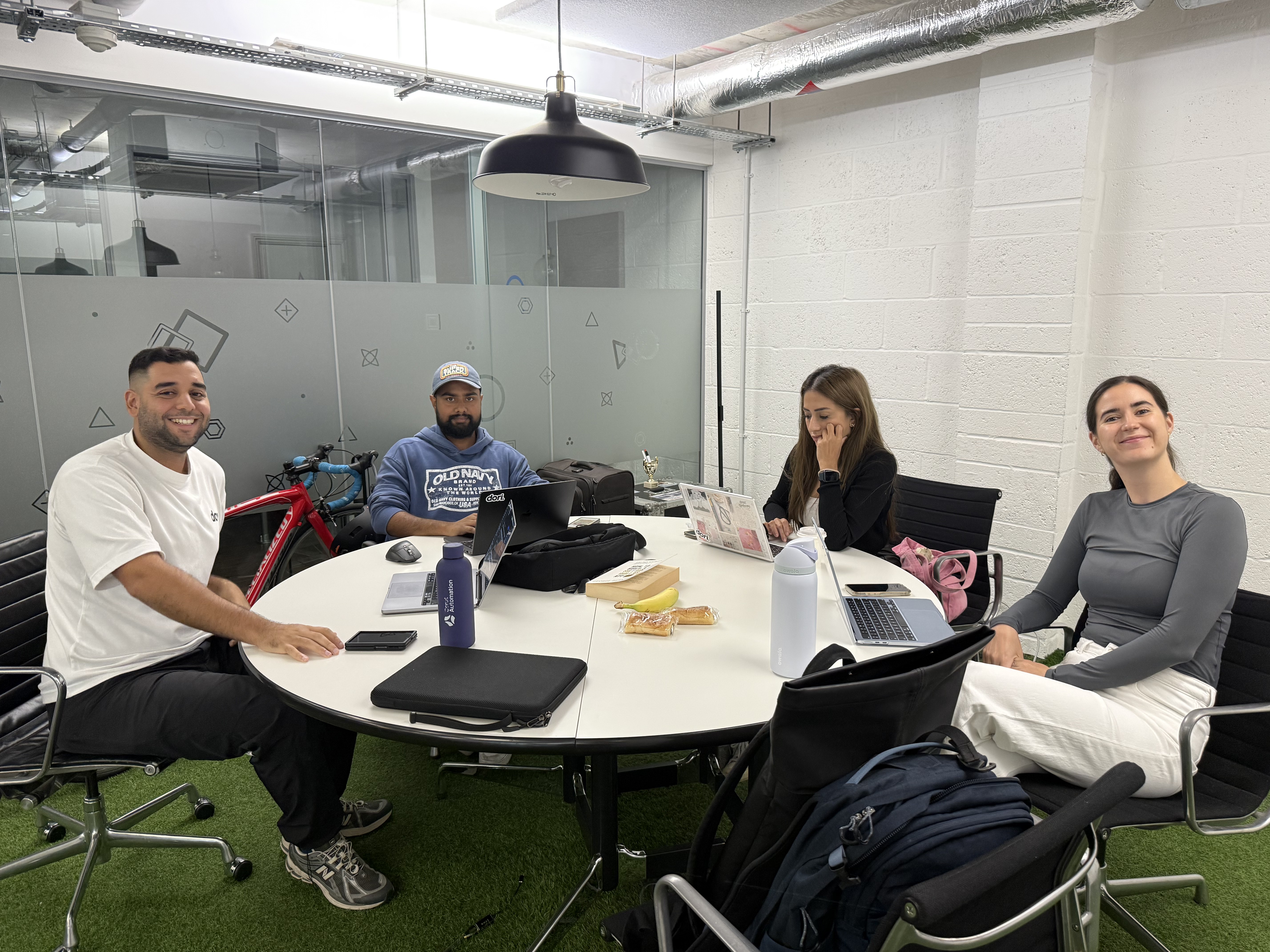 Team Dori supporting the hackathon