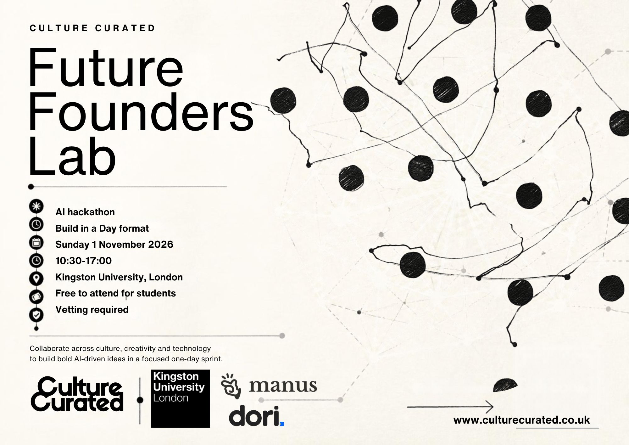 Future Founders Lab launch event flyer
