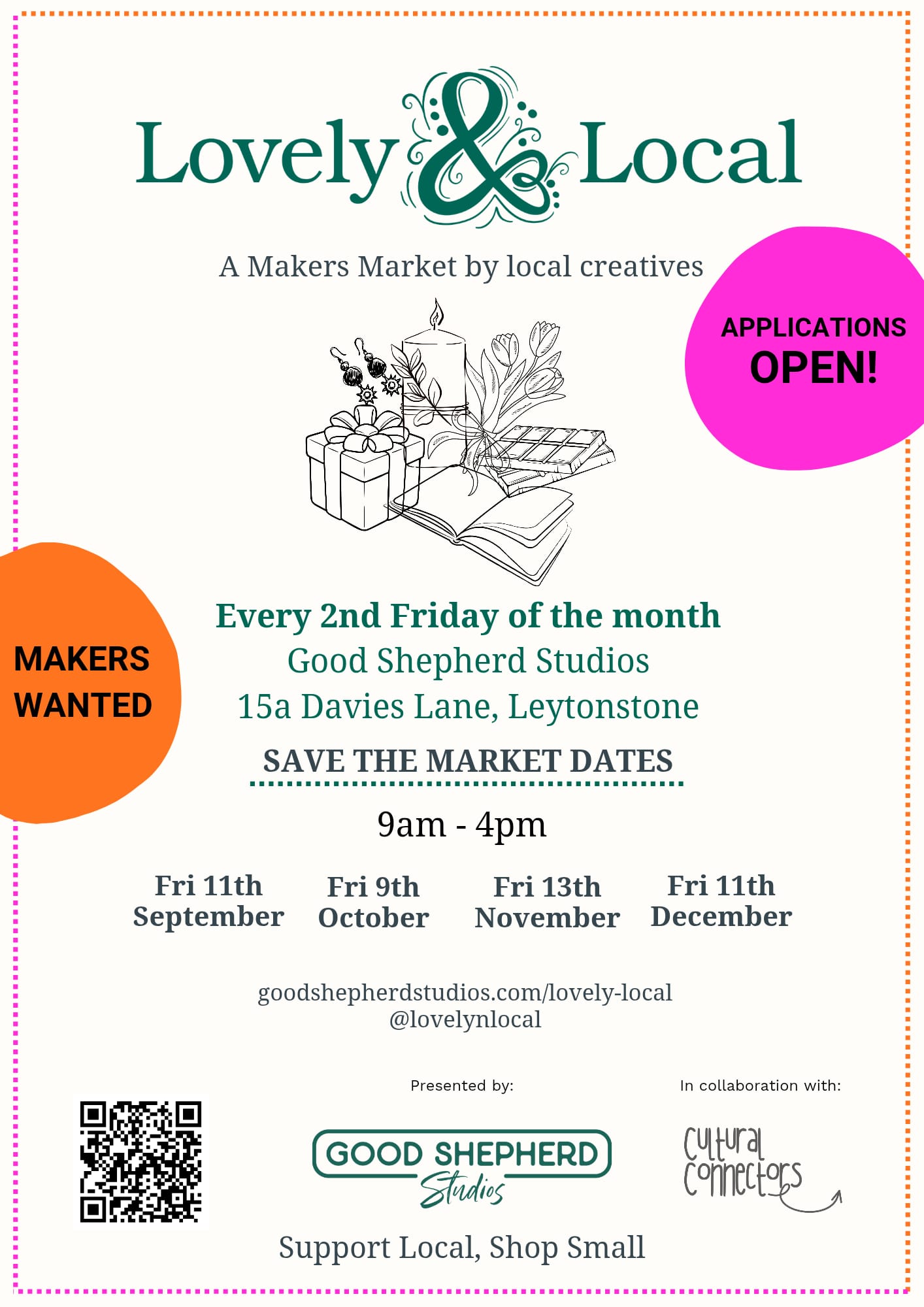 Lovely and Local Makers Market flyer